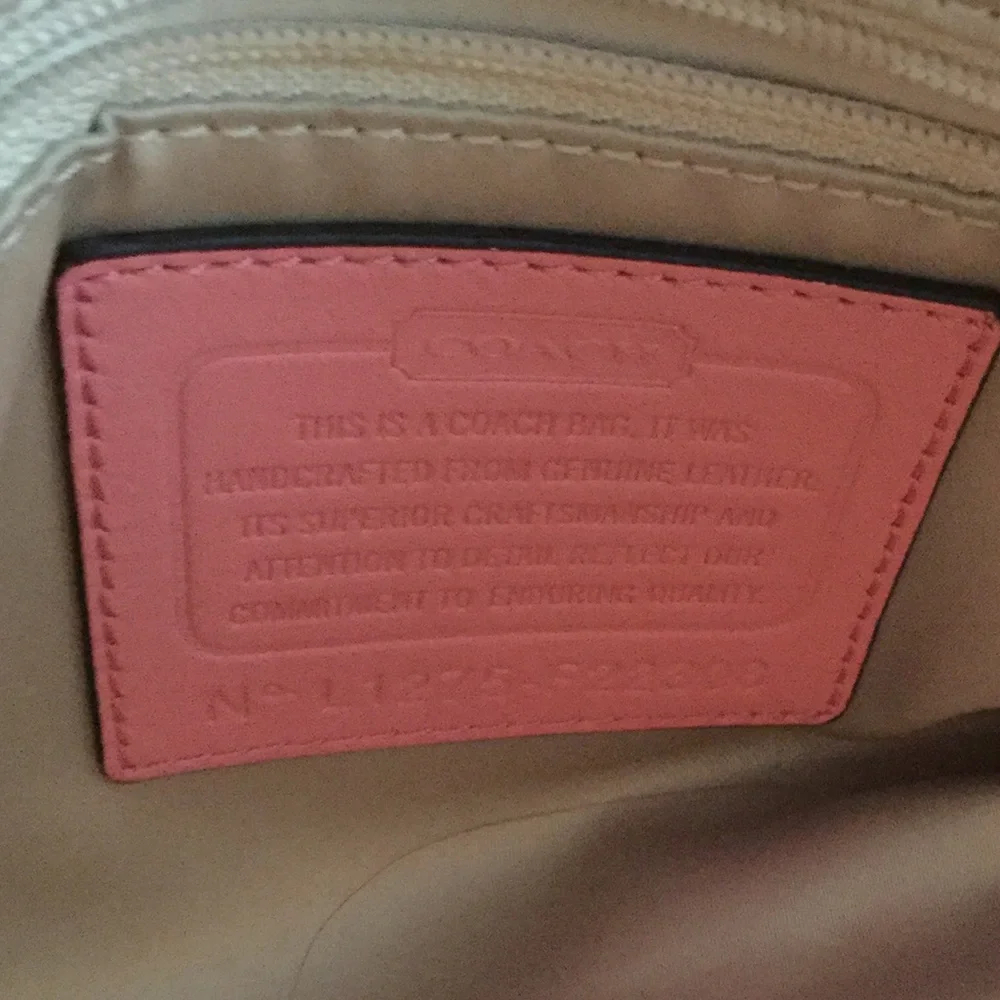 Coach Kristin Leather Crossbody Hobo Bag Authentic Shoulder Handbag Pink